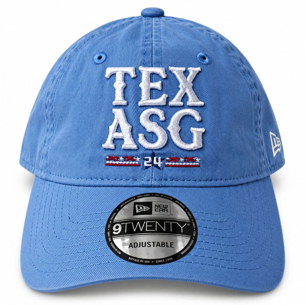 NEW New Era Texas Rangers 2024 All Star Game 9TWENTY Hat Light Blue OSFM